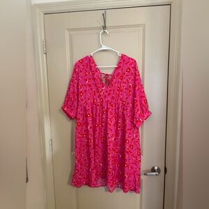 Pink Floral Women's Top